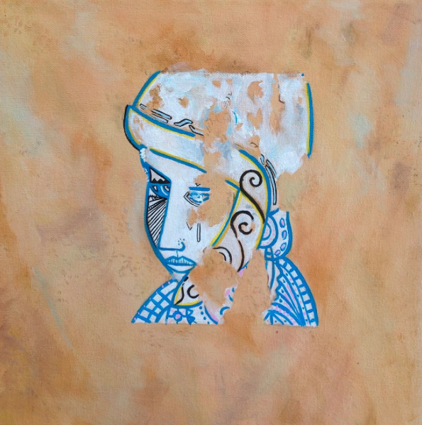 No. 2 - acrylic on canvas. 