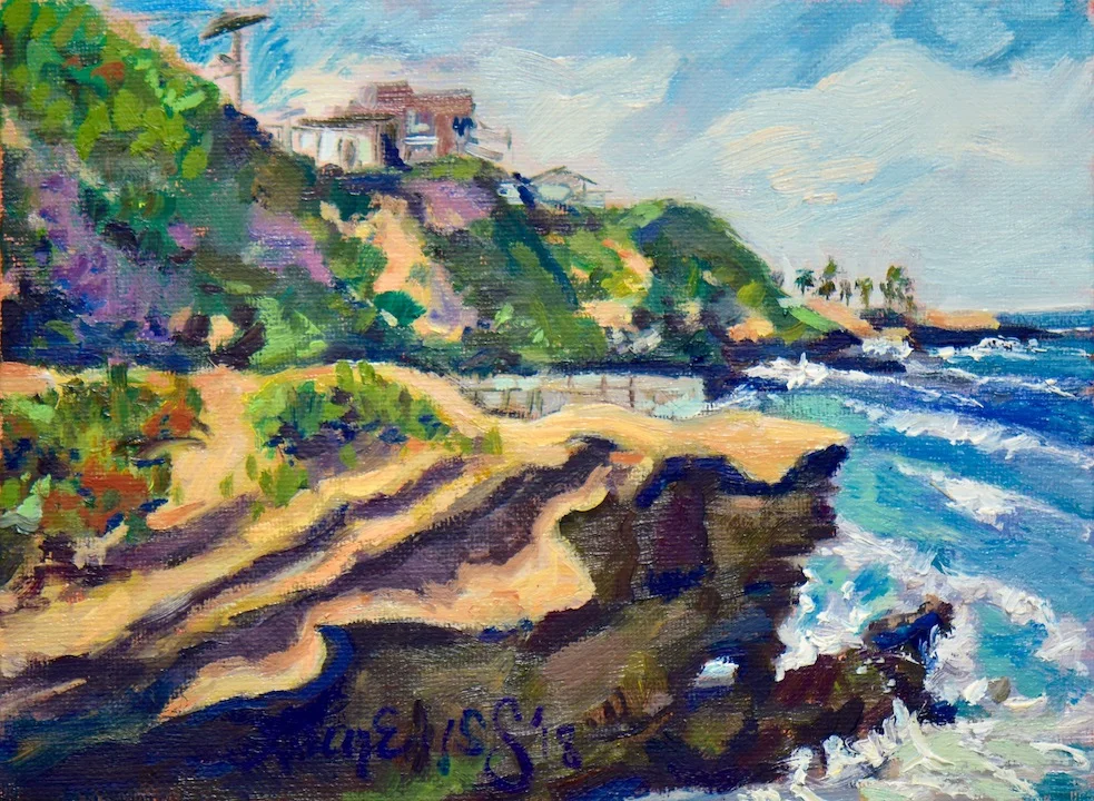 Plein air oil on canvas, 2018.