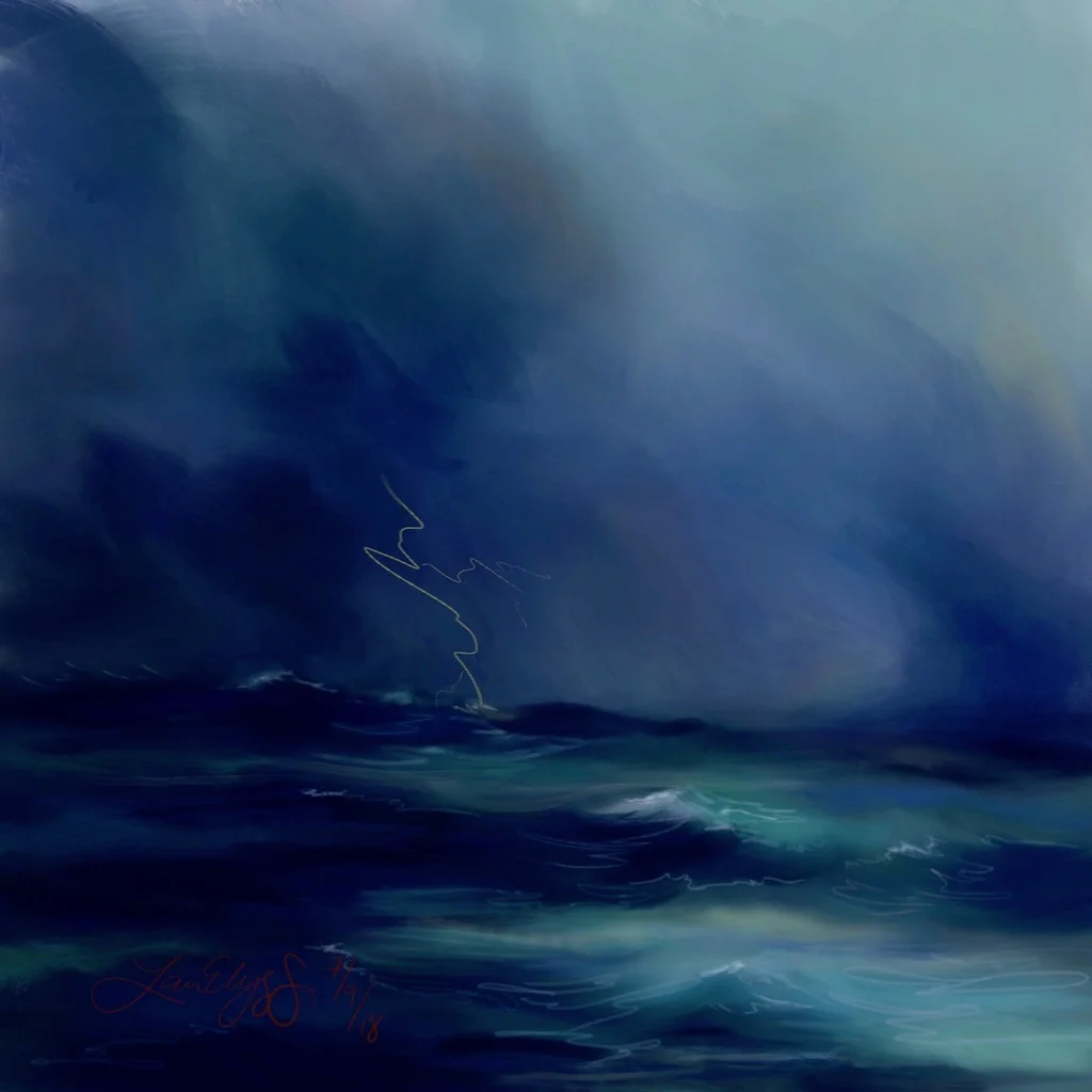 The Stormy Sea at Night — Lauren Elyse
