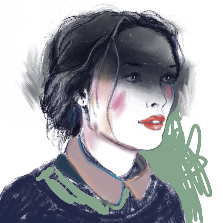 “Midnight” digital illustration, 2019. Lauren Elyse S.