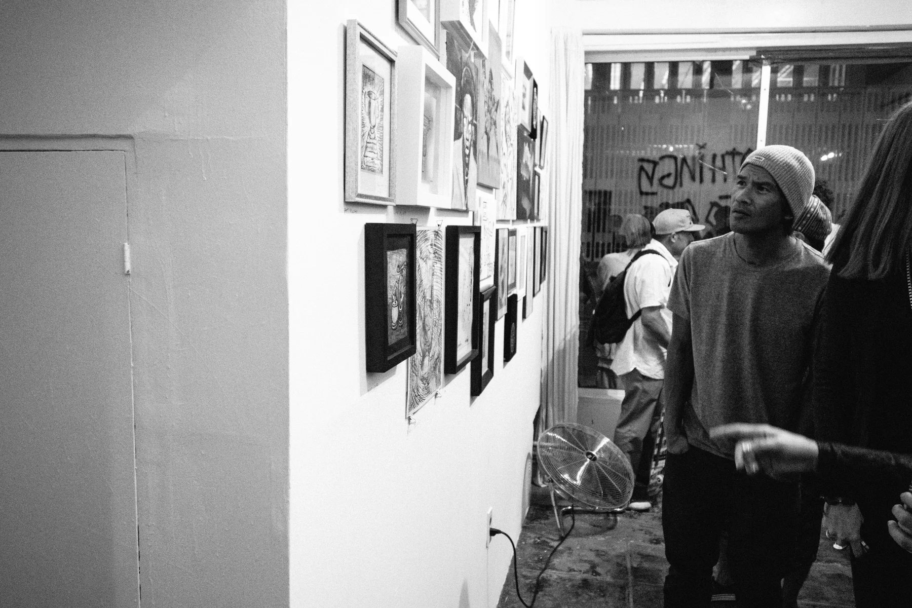 Pat Ngoho surveying the scene. Pic by MorGnar
