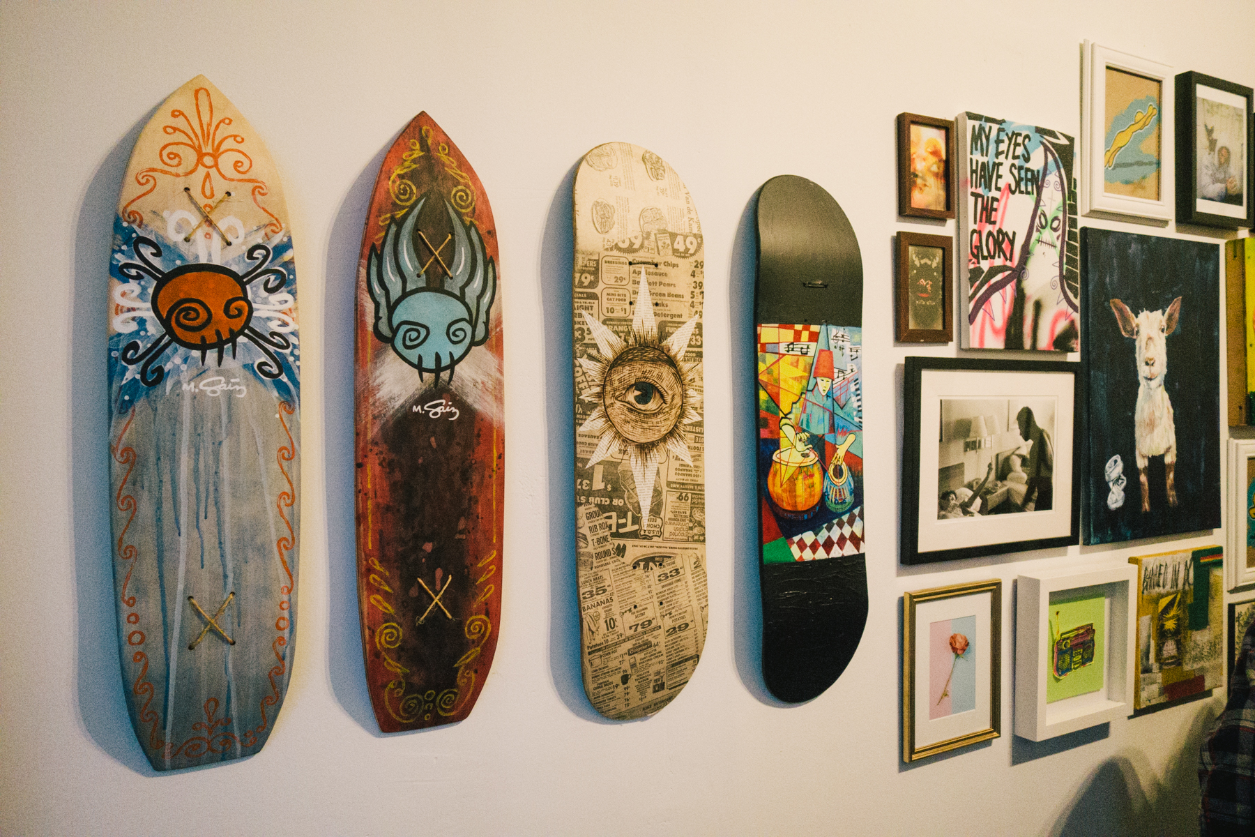 Installation view of Nothings Too Precious