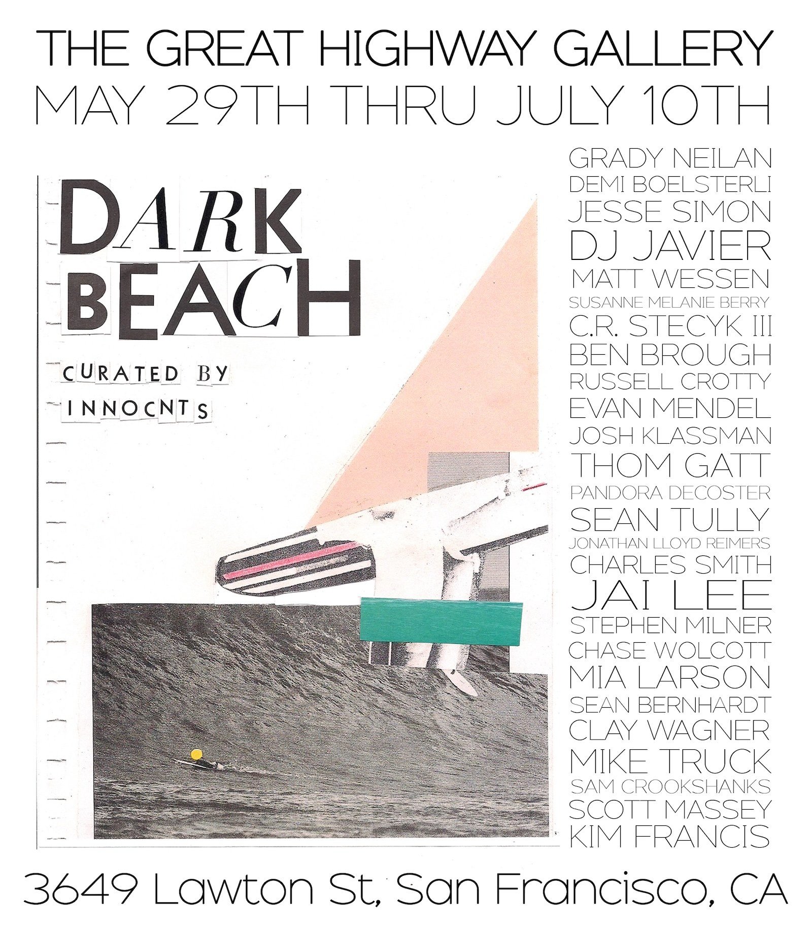 GROUP EXHIBITION - DARK BEACH II