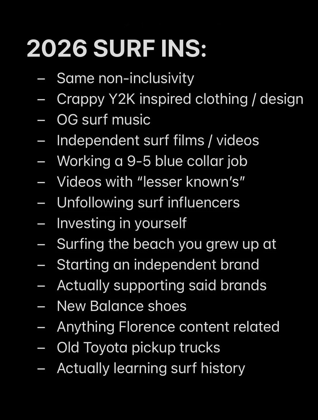 /////
Still here.
Still working.
Still surfing.
#INNOCNTS