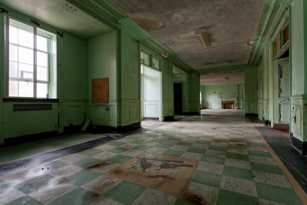 Lobby entrance to Unit 2. 