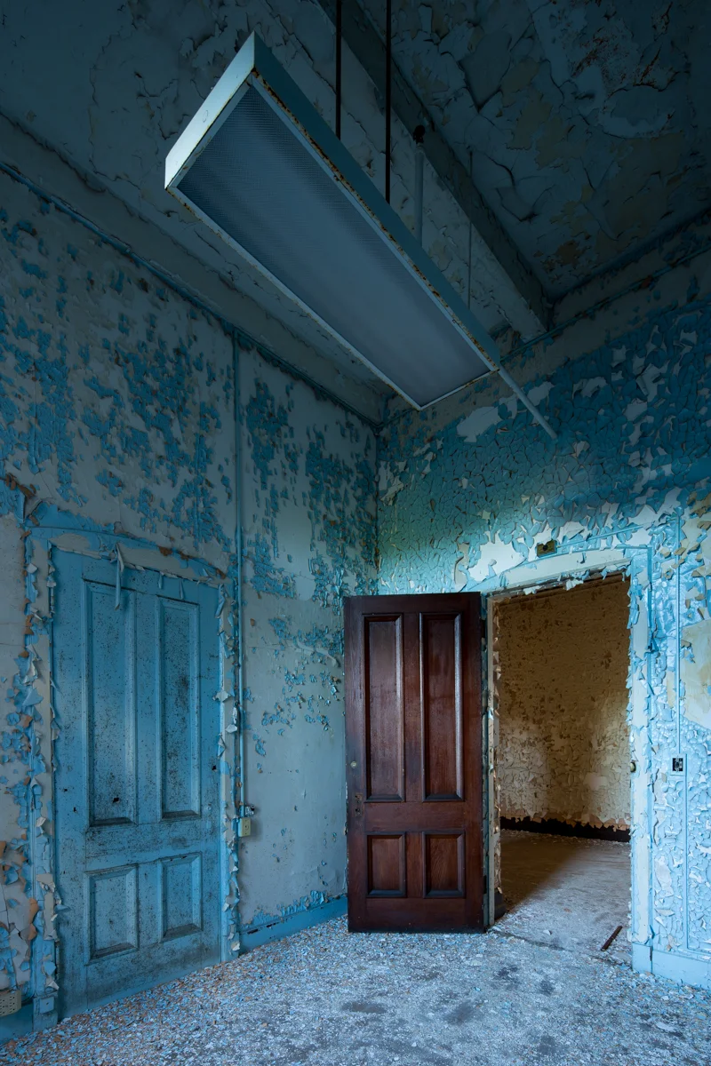 Administration Building at Hudson River State Hospital in Poughkeepsie, New York.