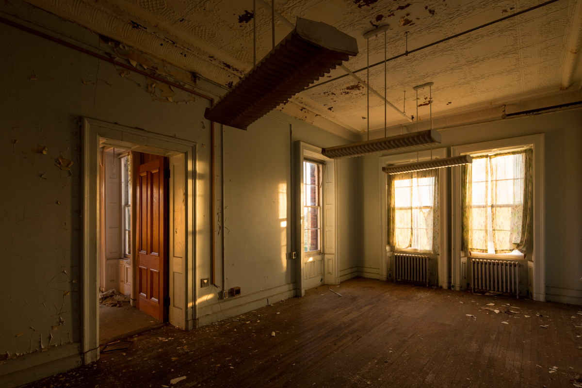 Front facing office in the Administration Building of the Hudson River Psychiatric Hospital in New York
