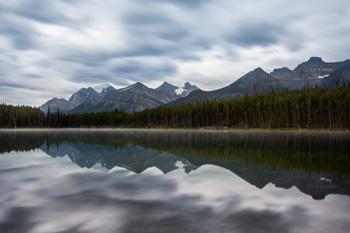 Herbert Lake on the Icefields Parkway, Alberta