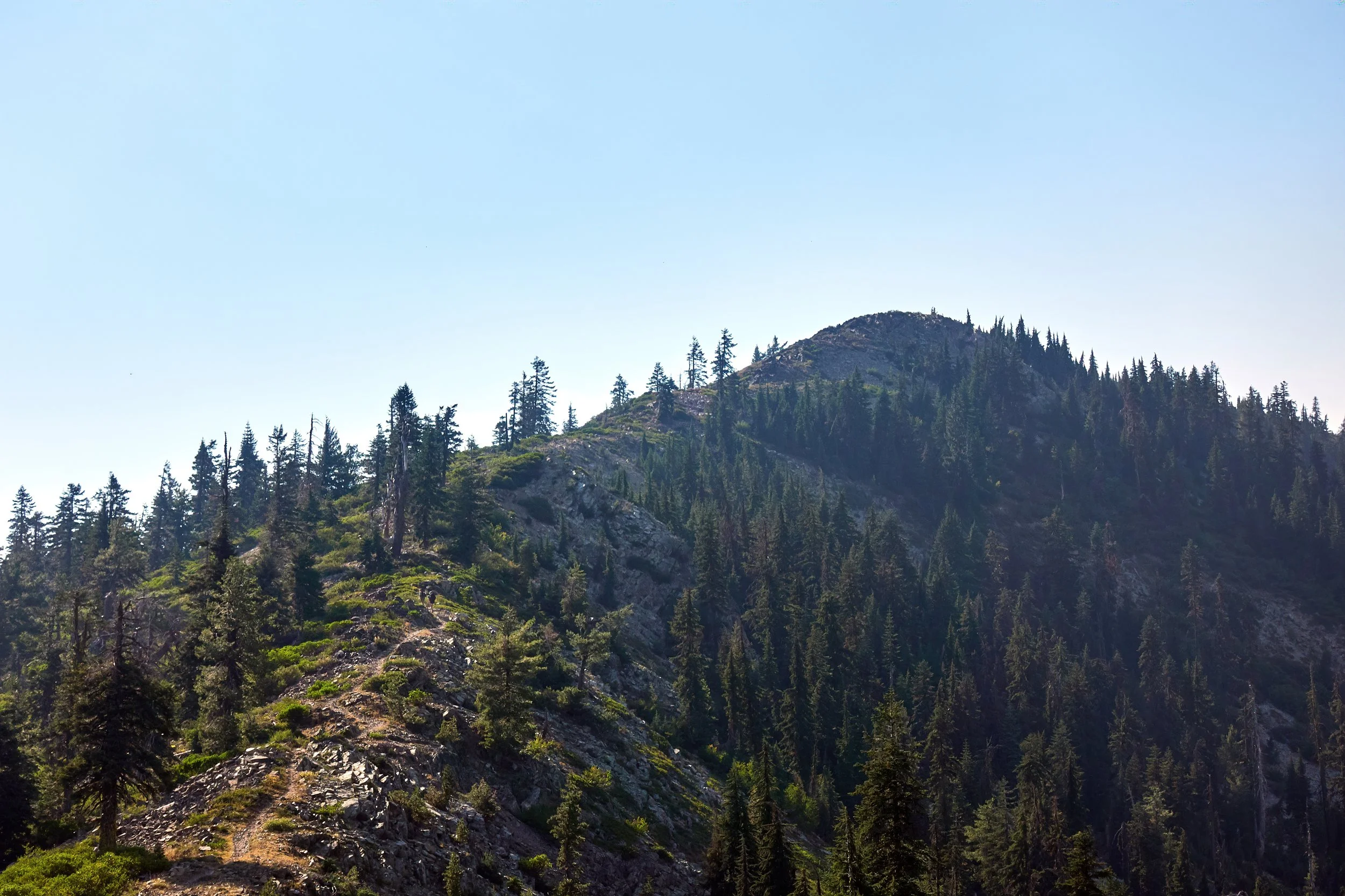 Climbing back up (see hikers for reference).