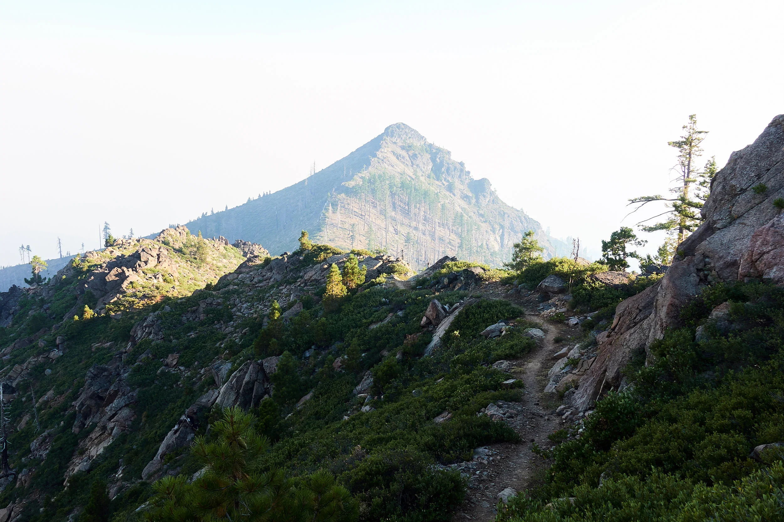 Nearing the top of the climb.