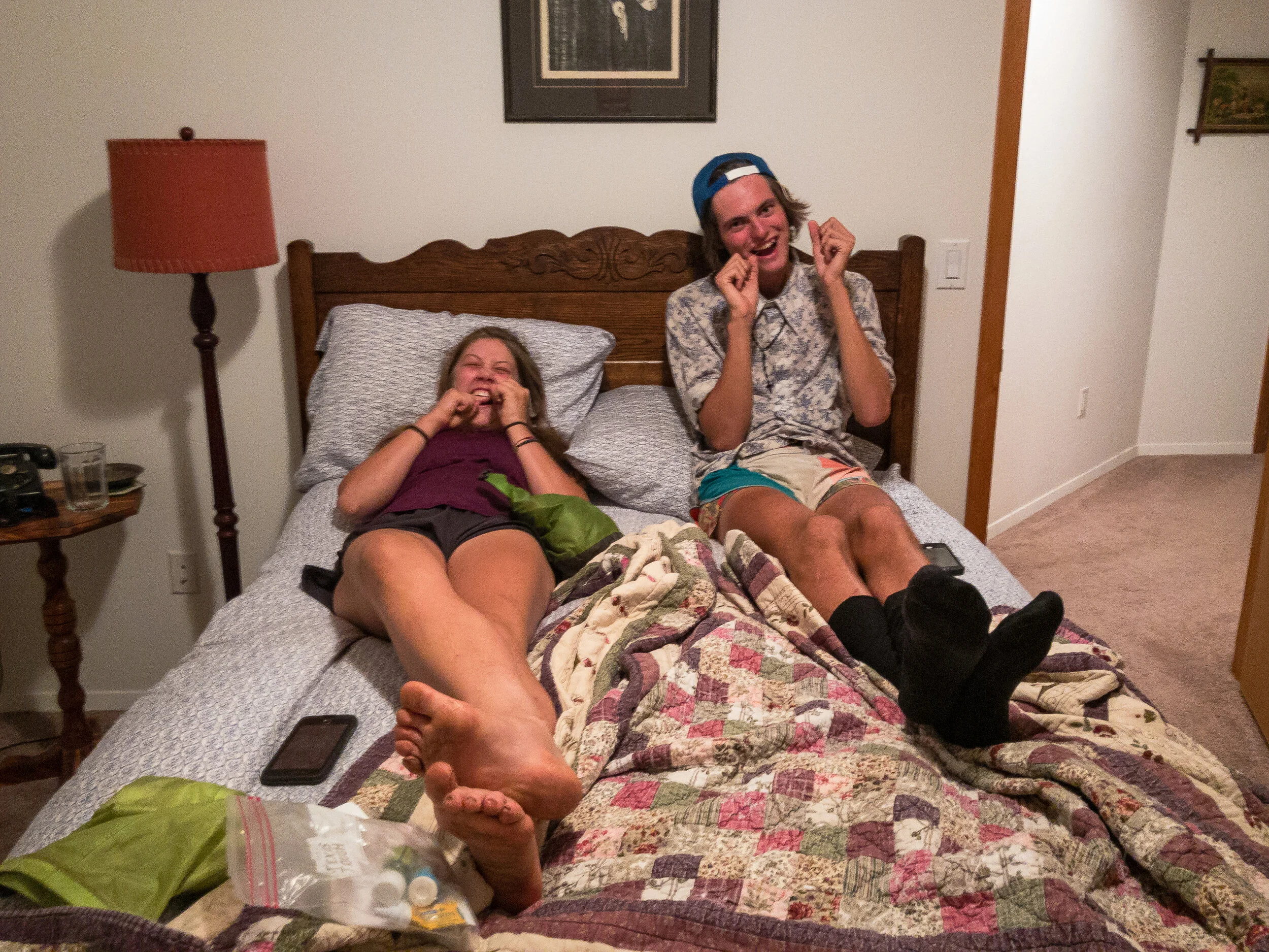 These guys floss every night.