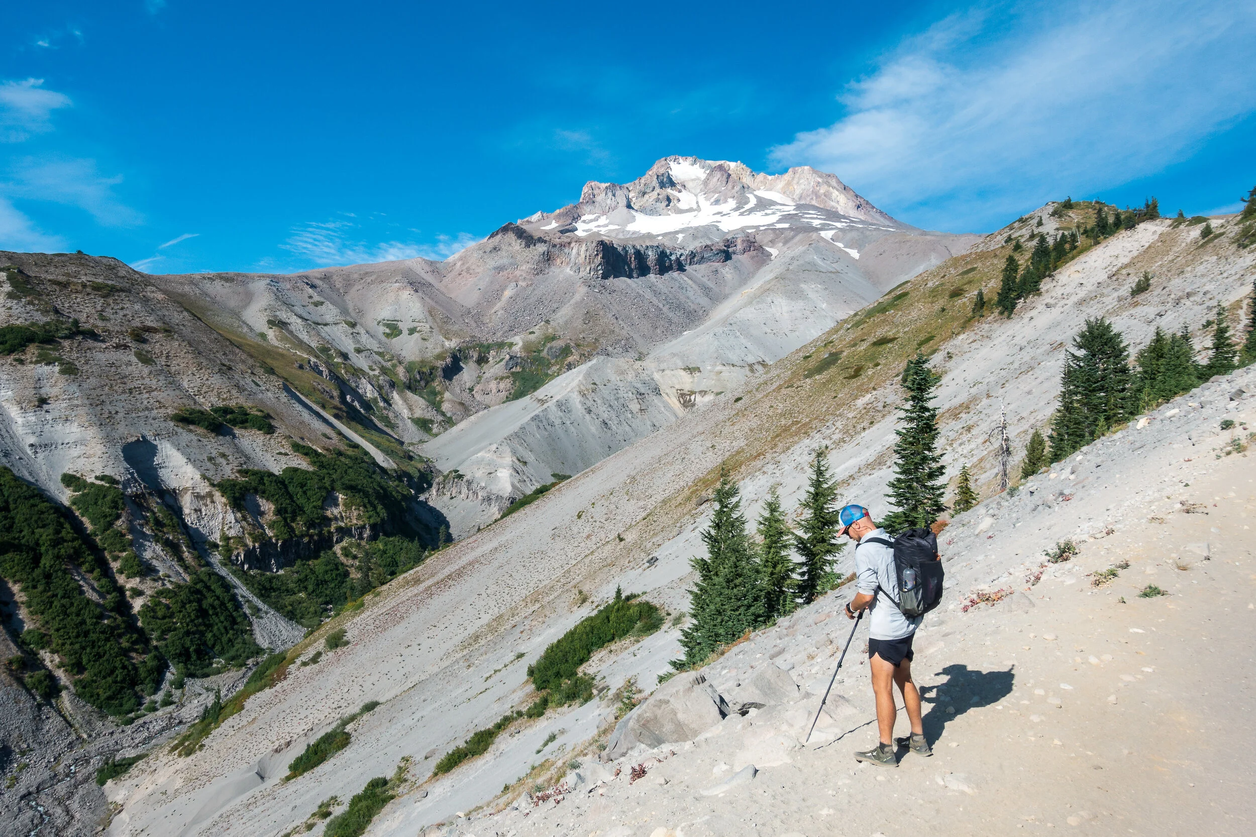 Mt. Hood and the author.