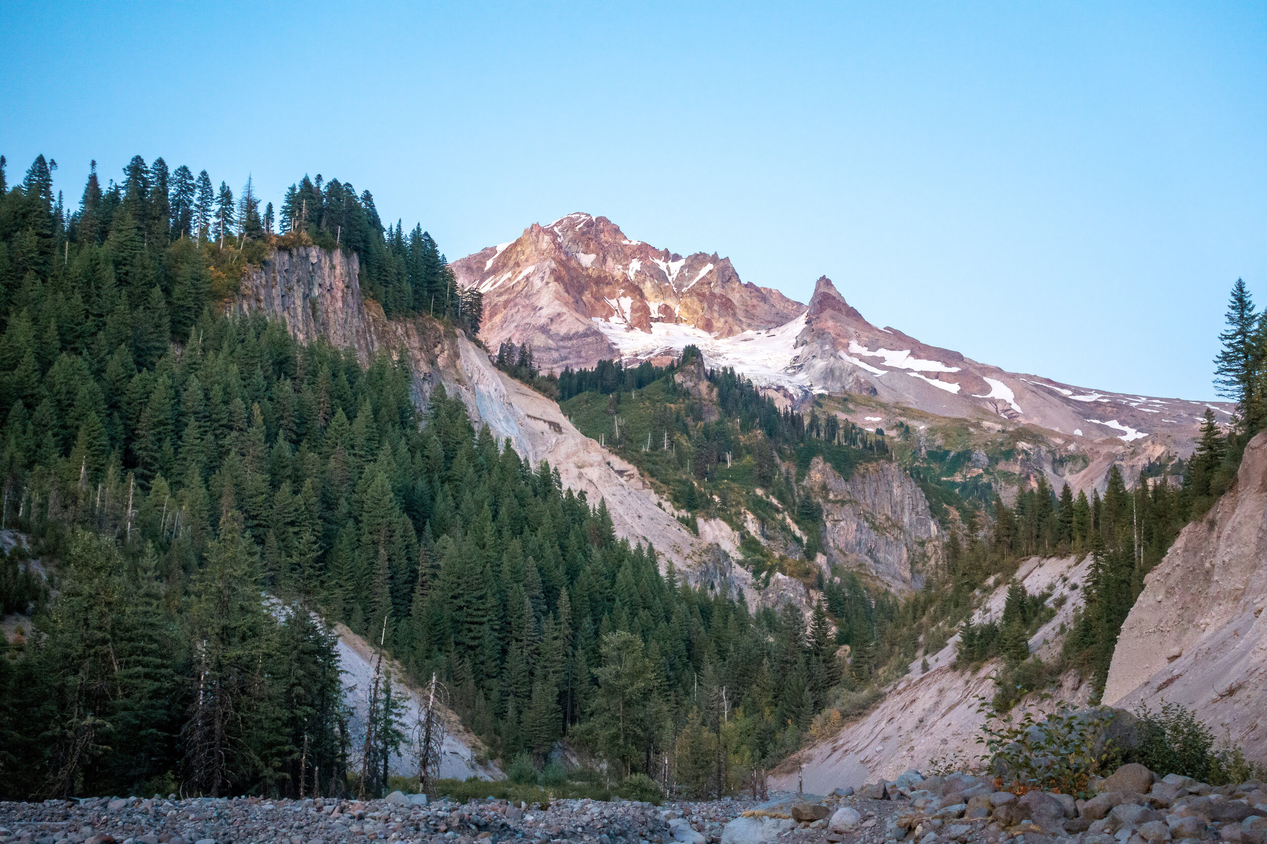 Mt. Hood from the camp.