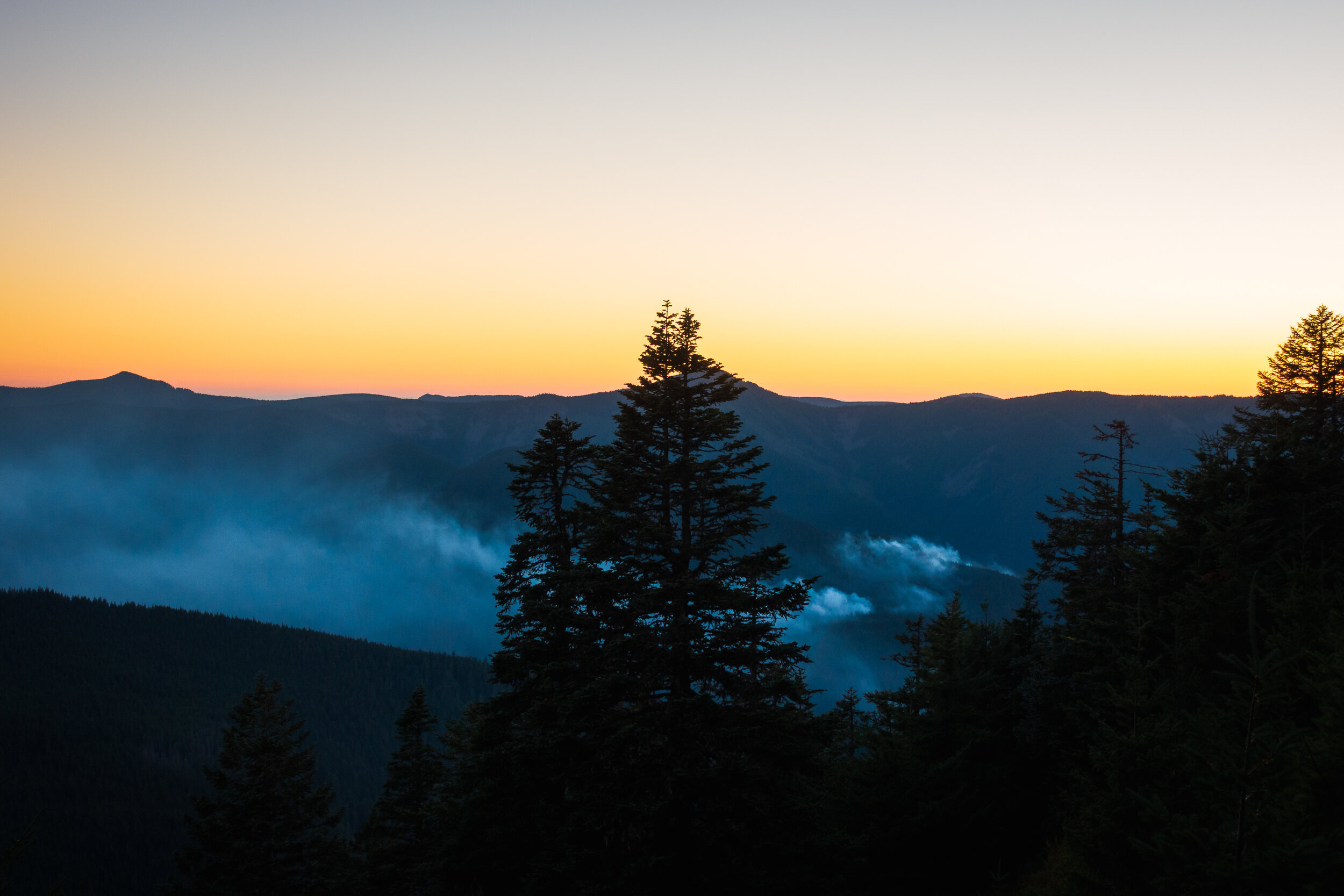 Smoke from the wildfire.