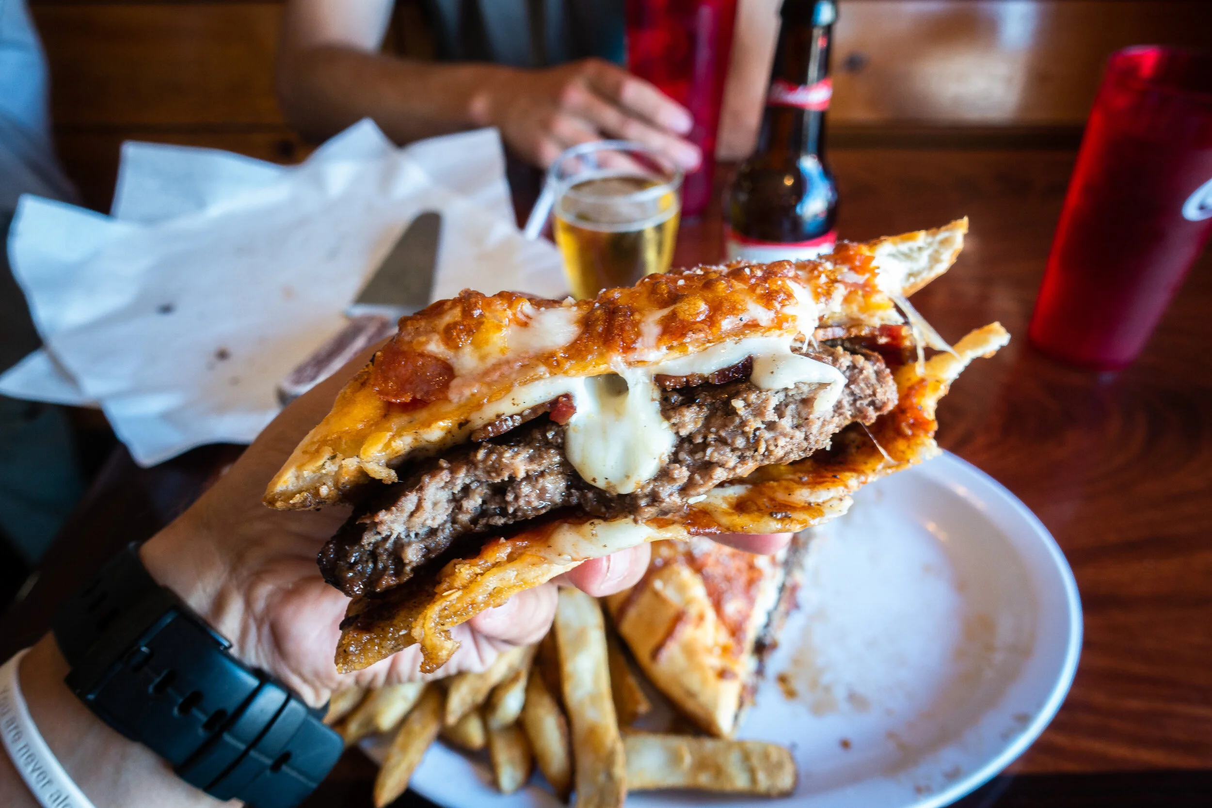 The Hiker Trash Burger.