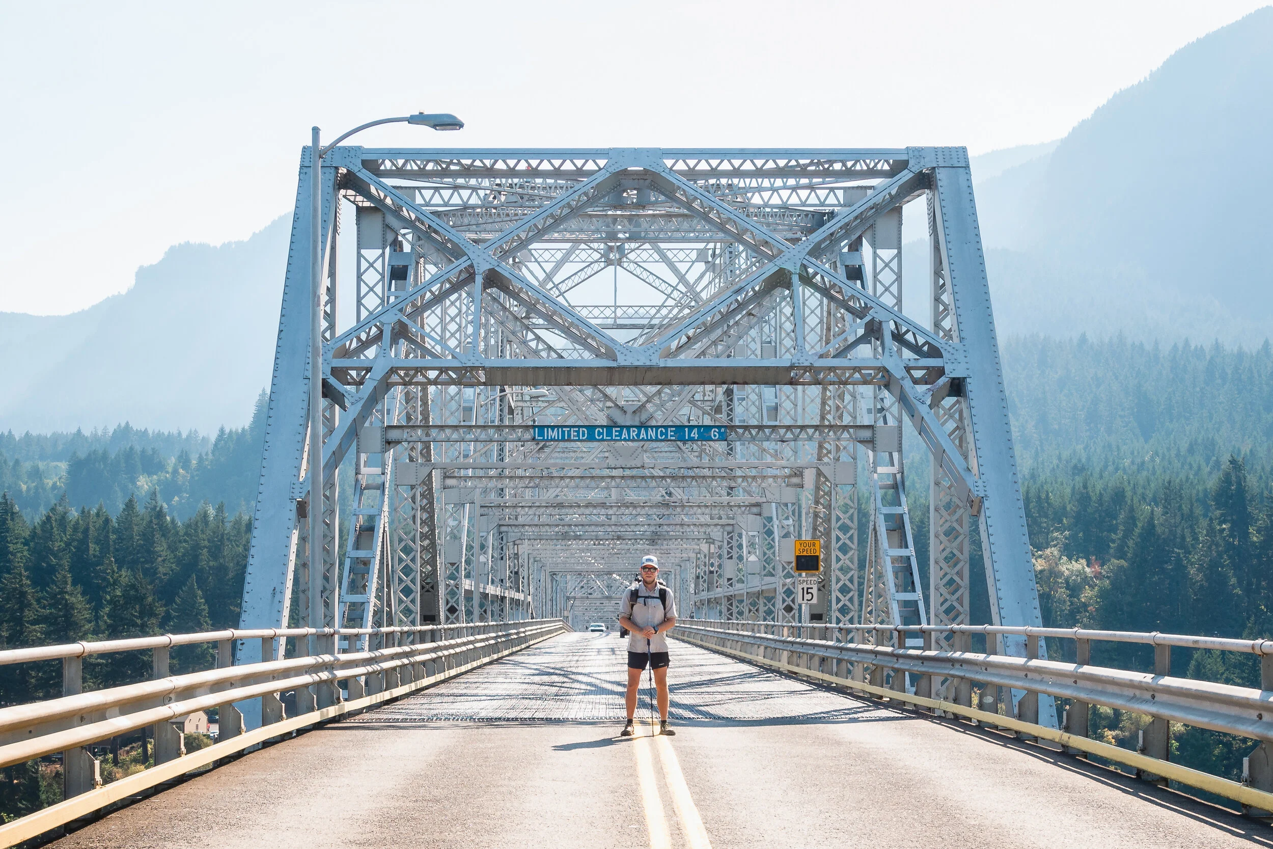 The author finally in Washington.