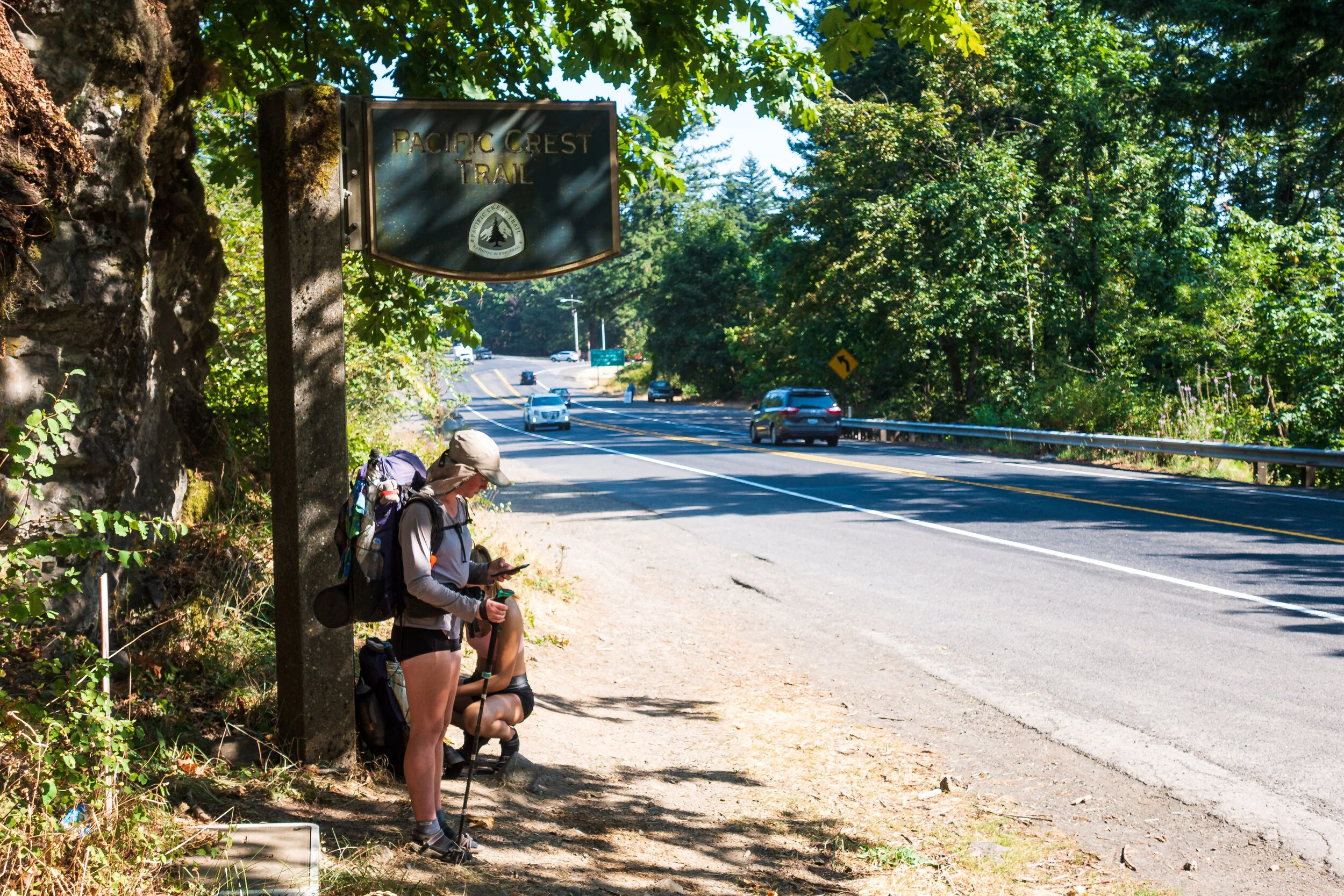 The start of the trail in Washington.
