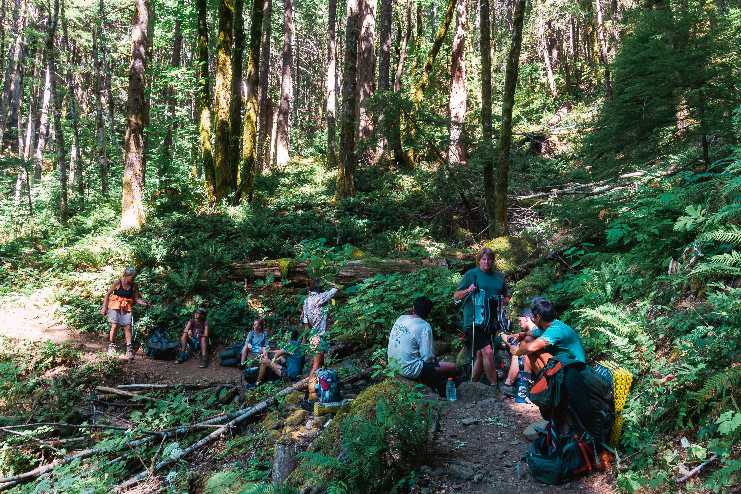Everyone’s stopping to get water.