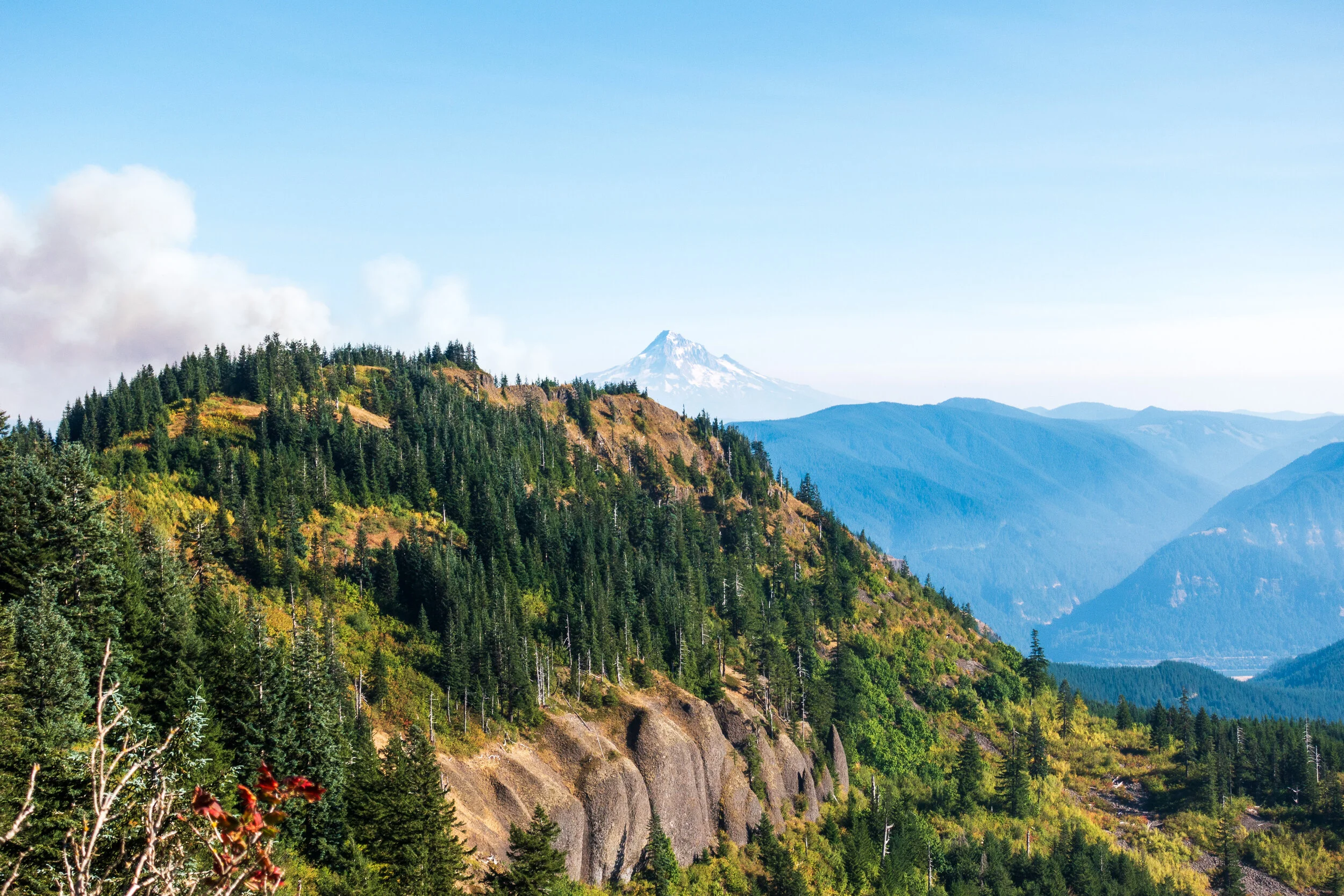 Smoke from the Eagle Creek fire.