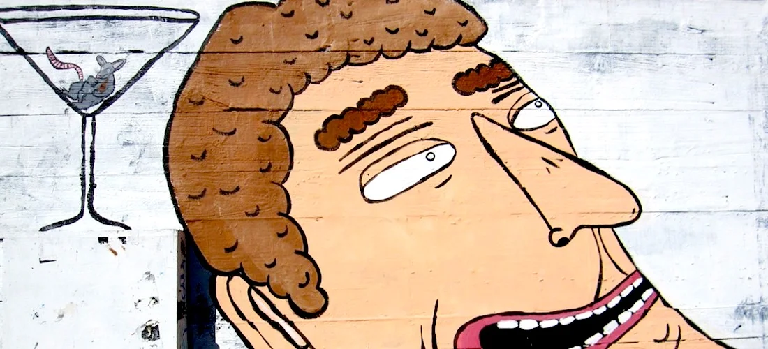 DON'T FRET 'Big Drunkie' mural on The Violet Hour