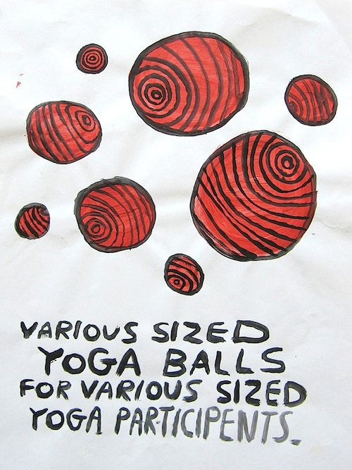 Untitled (Various Sized Yoga Balls...)