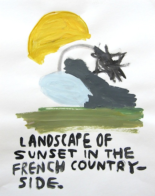 Untitled (Landscape Of Sunset...)