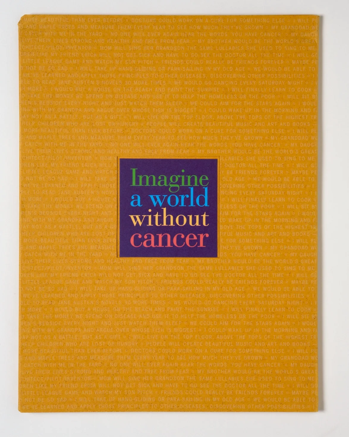 Case Statement for the Imagine a World Without Cancer Campaign for the Vanderbilt-Ingram Cancer Center