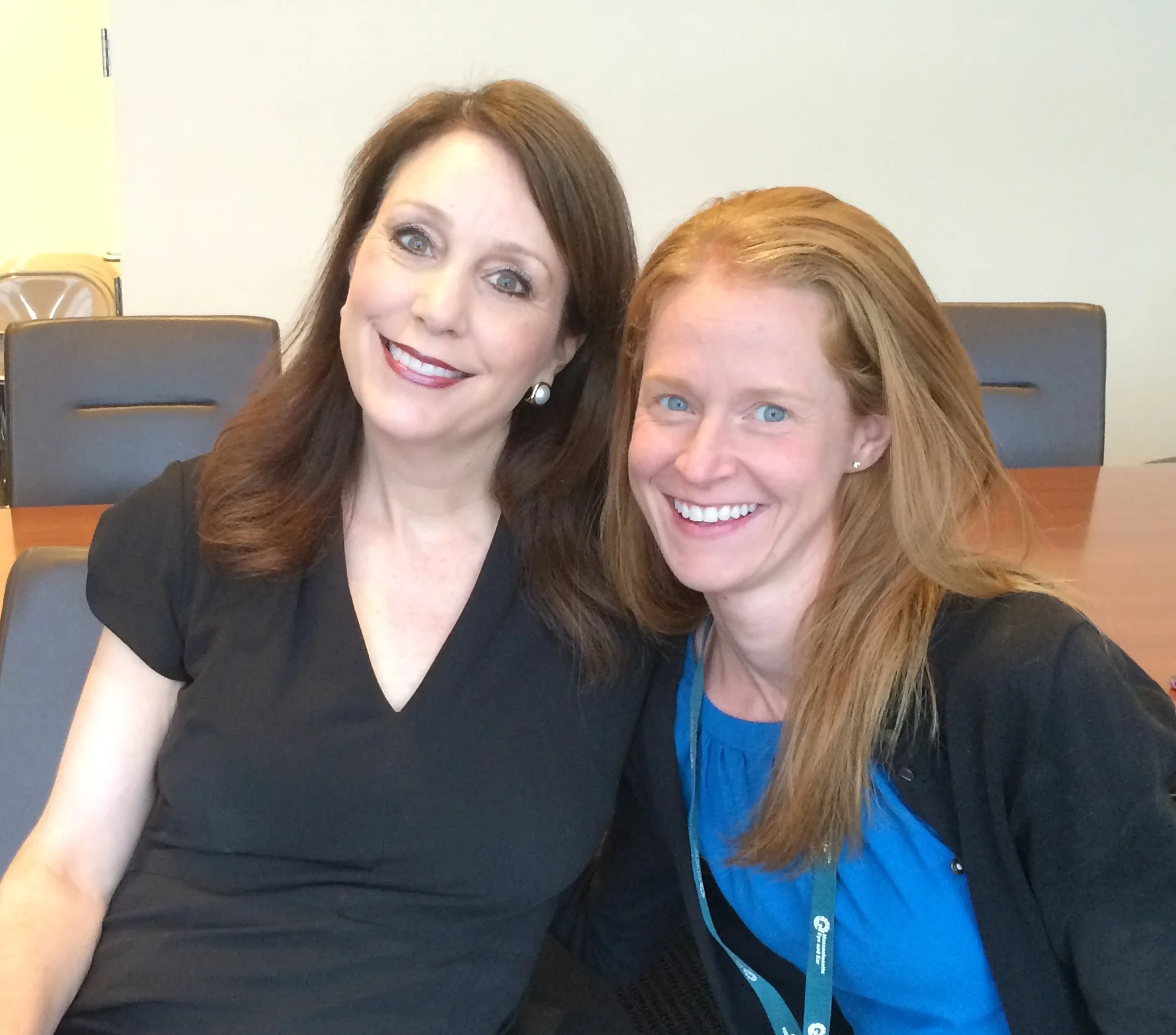 Melissa Paul, Chief Development Officer and Anna Murnane, Campaign Director, Mass. Eye and Ear