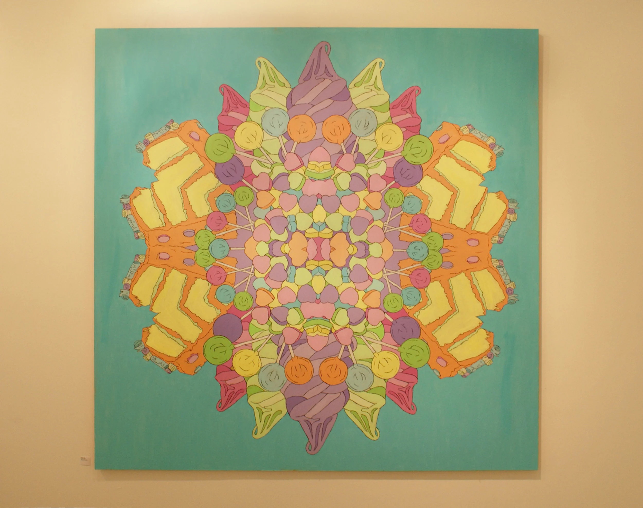 Tiny Vices | Acrylic on Panel | 4ft x 4ft