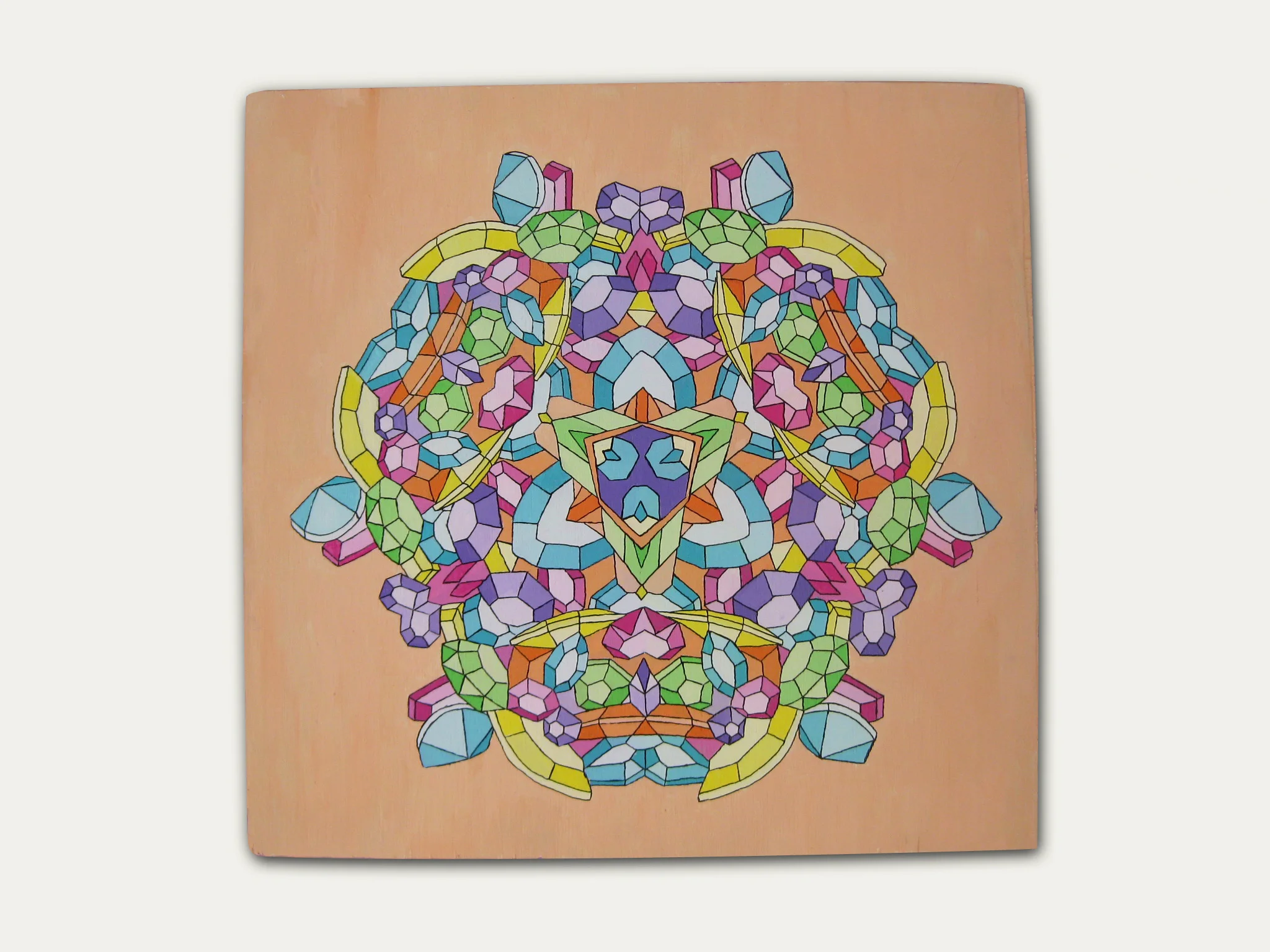 Nite Vision | Acrylic on Wood | 16in x 16in
