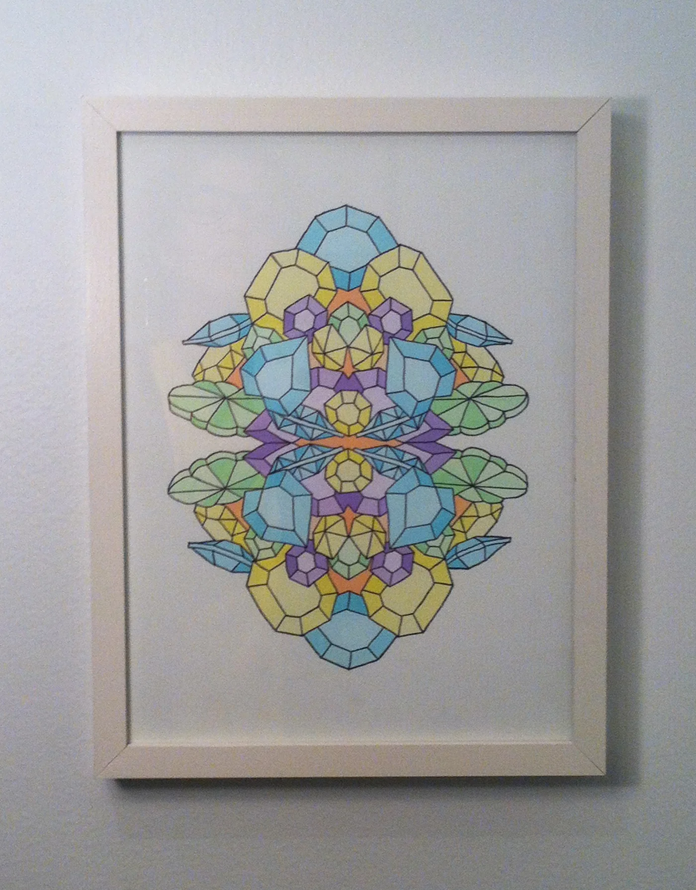 Hollyhood Scope 2 | 9in x 11in | Acrylic on Paper