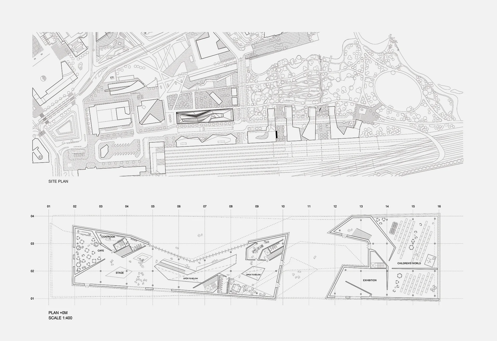 Site plan and ground floor plan