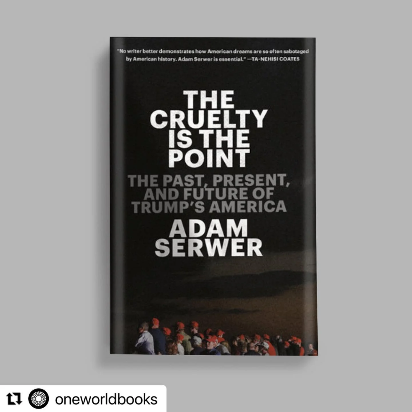 So proud of my one and only @emendezberry for the publication of the first book she has edited in her new role at @oneworldbooks ! An invaluable collection of essays that shed light on how cruelty and exclusion are a central and enduring part of U.S.