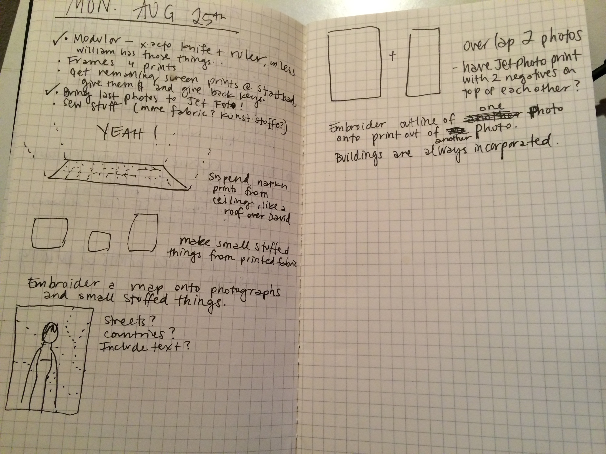 8/25 Notes for the show on Friday...