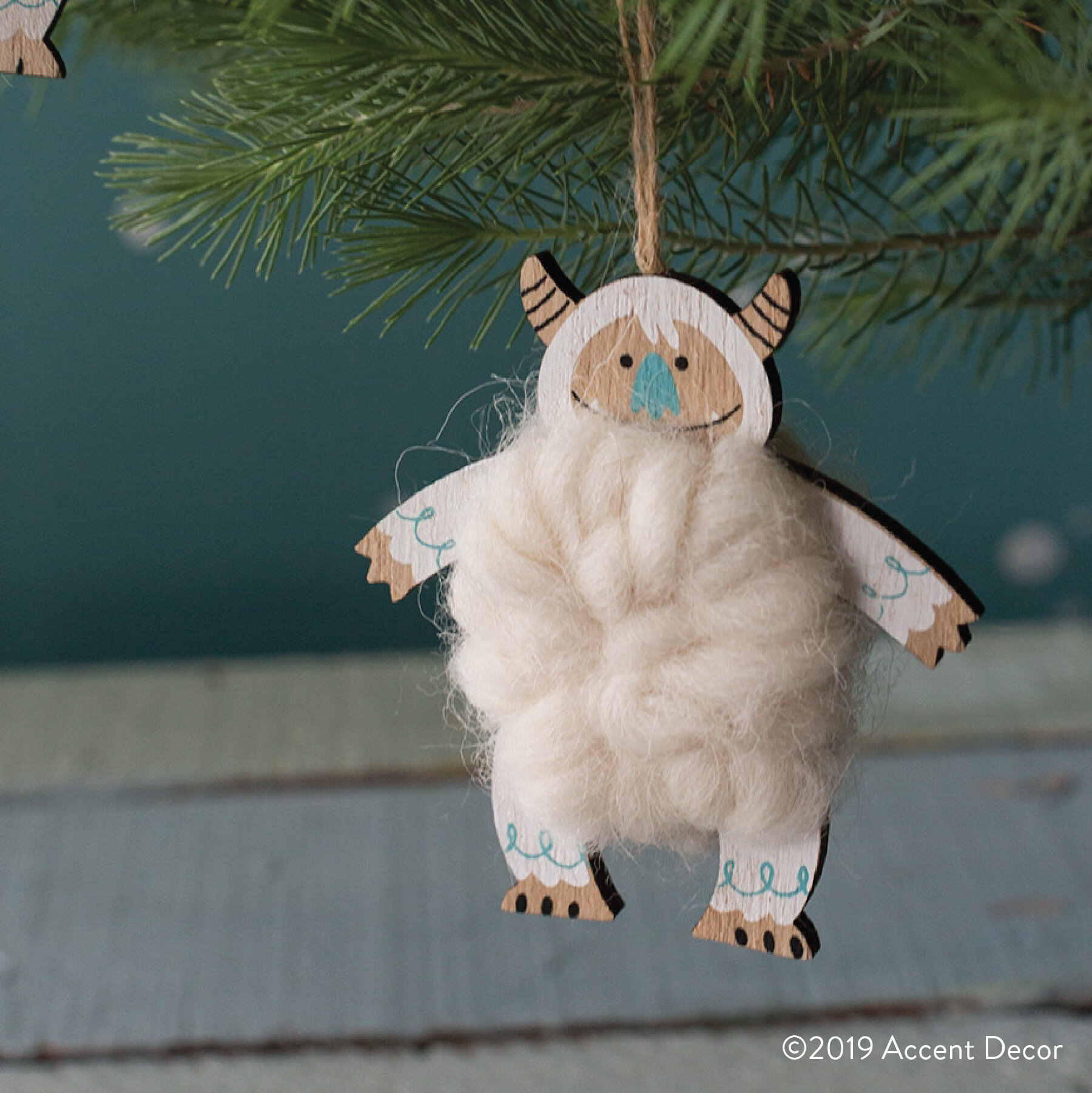 Yeti Ornament for Accent Decor