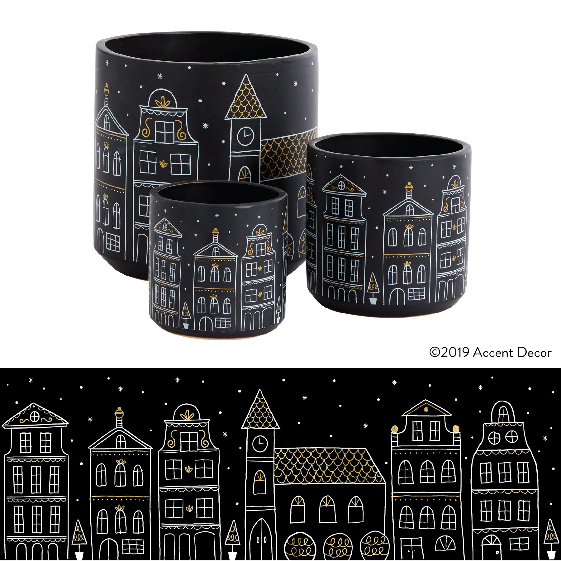 Cityscape Pots