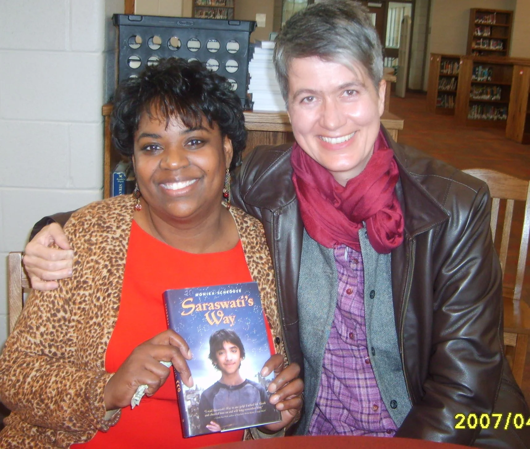With the wonderful Kecia Hopper who invited me.