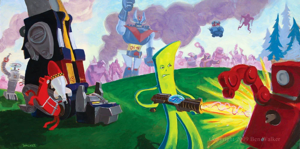 ​Gumby vs. Robots, Ben Walker, 2008