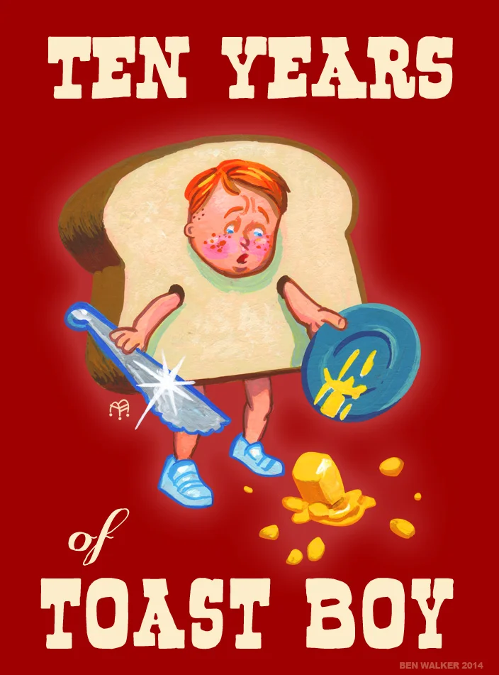 Click to get the new Toast Boy T-shirt!