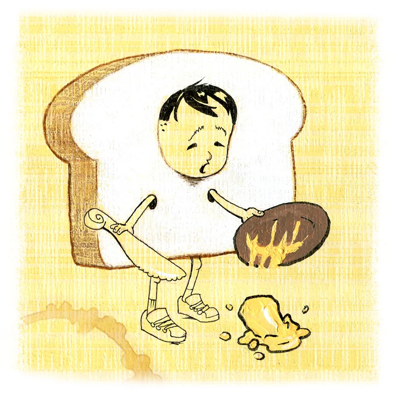 Coffee-stained Toast Boy