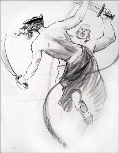 Clothed Figure Drawing, 2004