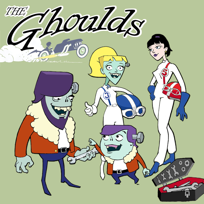The Ghoulds Character Design , a pitch I sent to Nickelodeon 2005