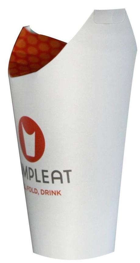 The Compleat "Fill - Fold - & Drink" coffee cup 