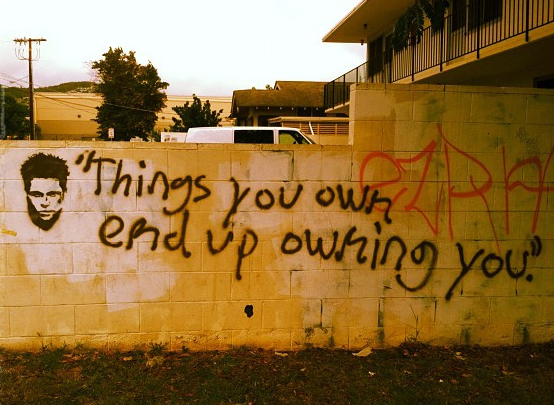 Not sure if Tyler Durden is the original source of this quote, but I'm rolling with it.