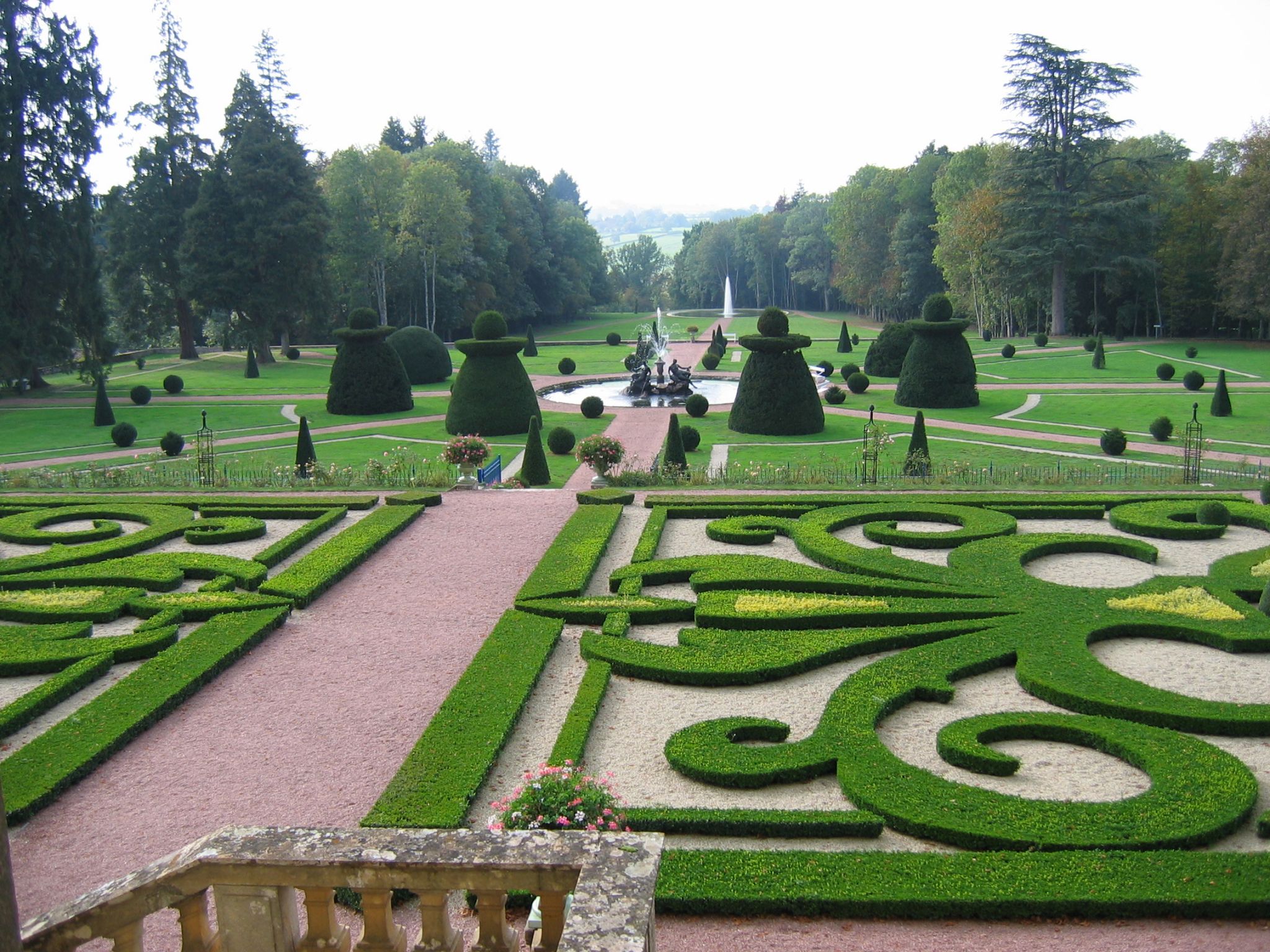 Gardens, Chateau de Dree, France