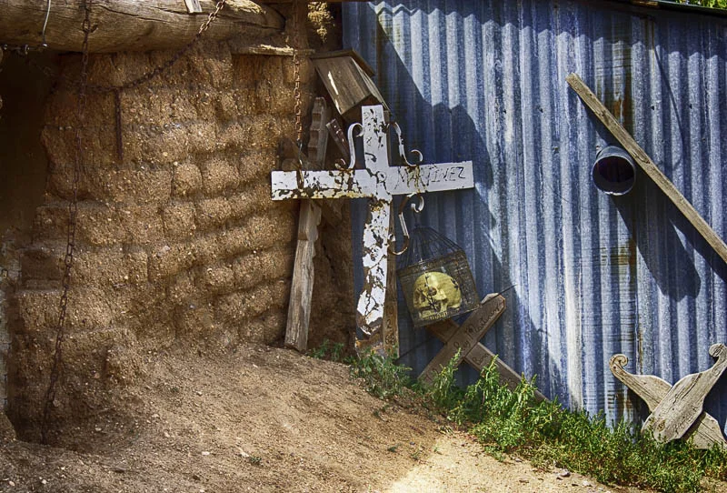 Backyard Crosses, Truchas, NM