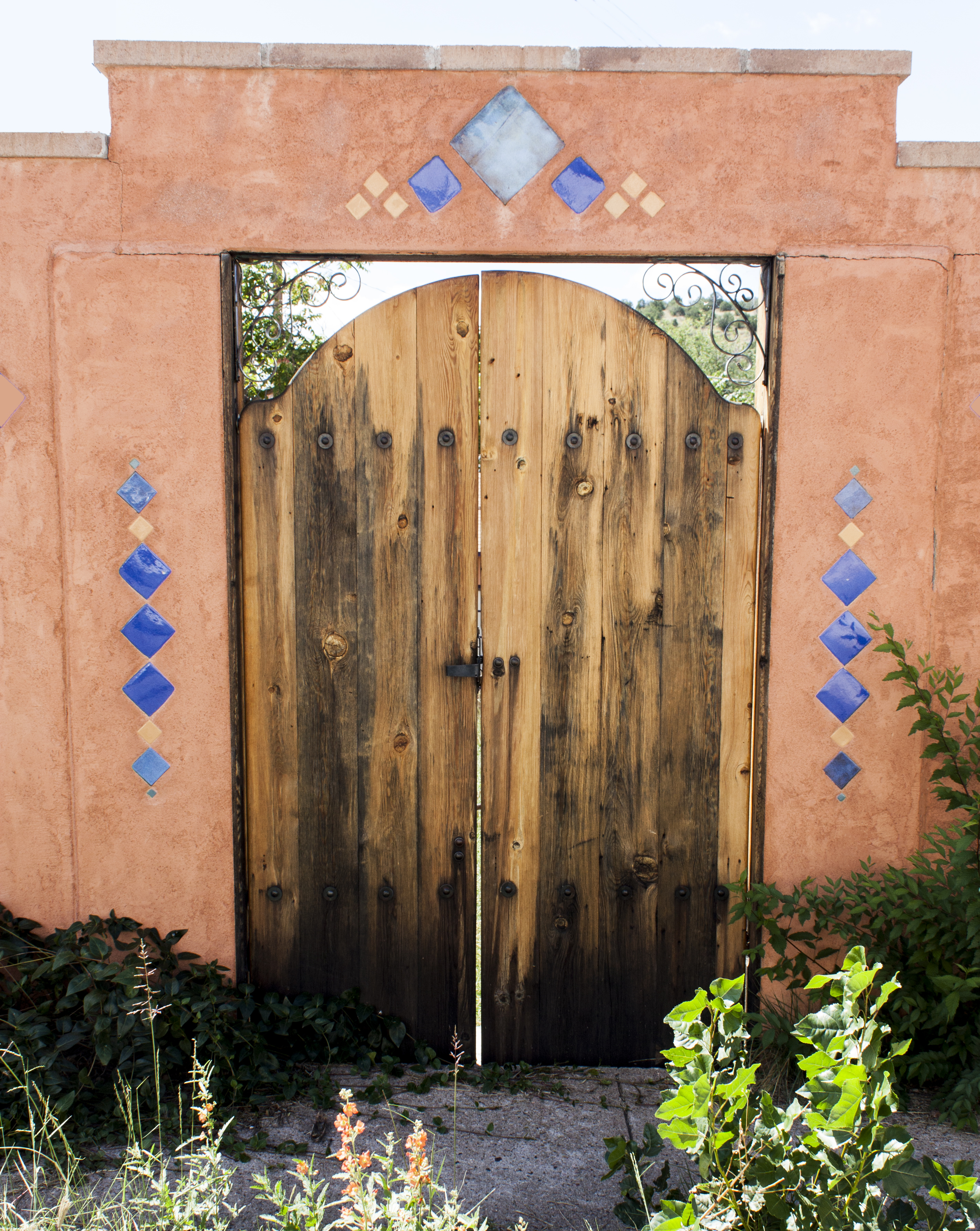 Gate in Silver City, NM