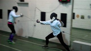  Dare Campaign, Stephen Lewis Foundation fencing Toronto with Melanie Ostry 