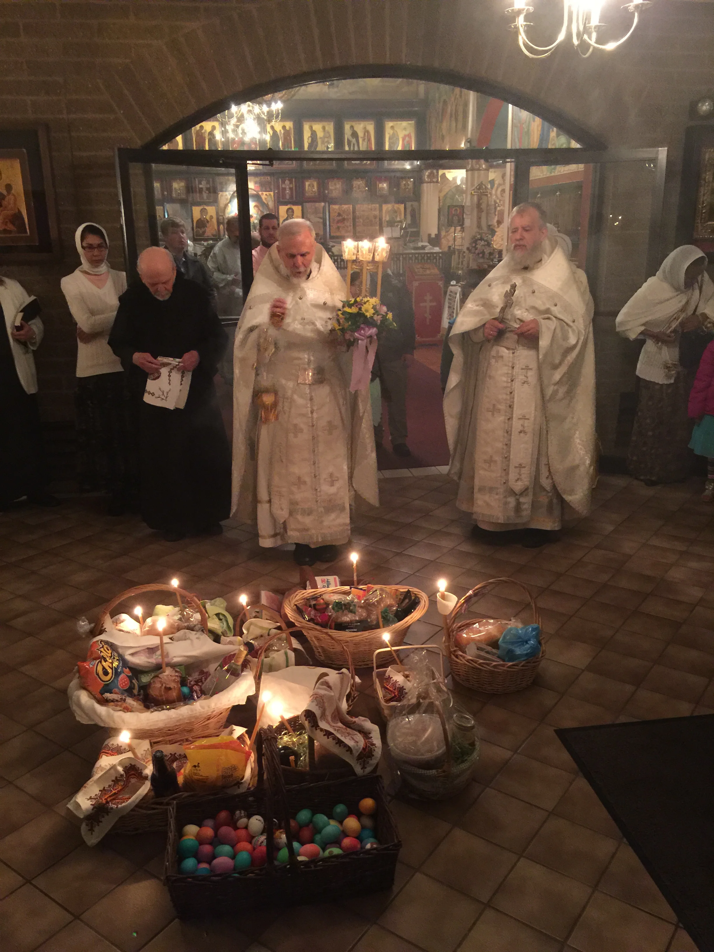 Pascha Blessing of the baskets