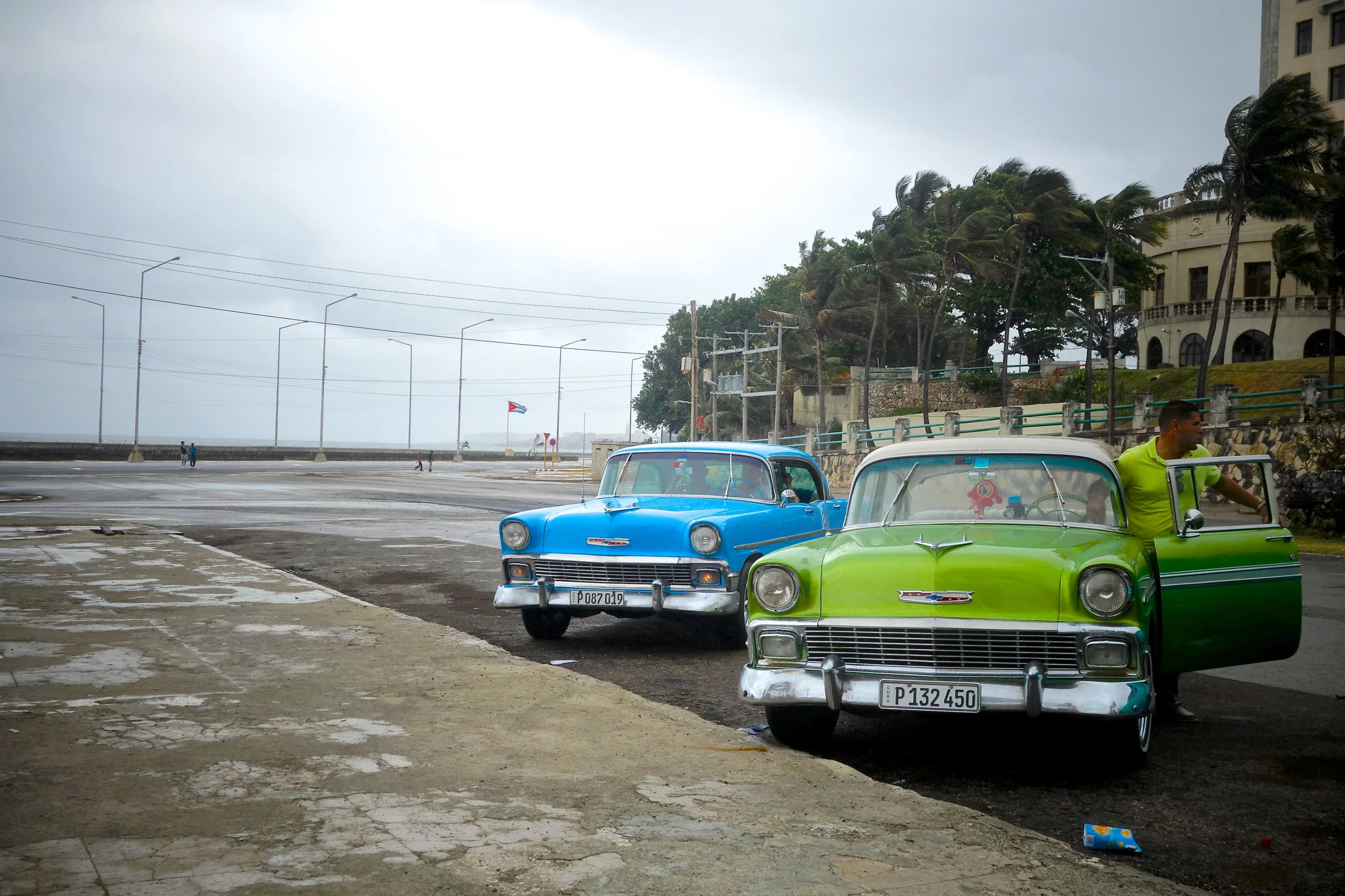  We stopped near the Malecon, a seawall along the Havana coastline, to see some of the historic hotels that overlook the Atlantic north toward the U.S. 